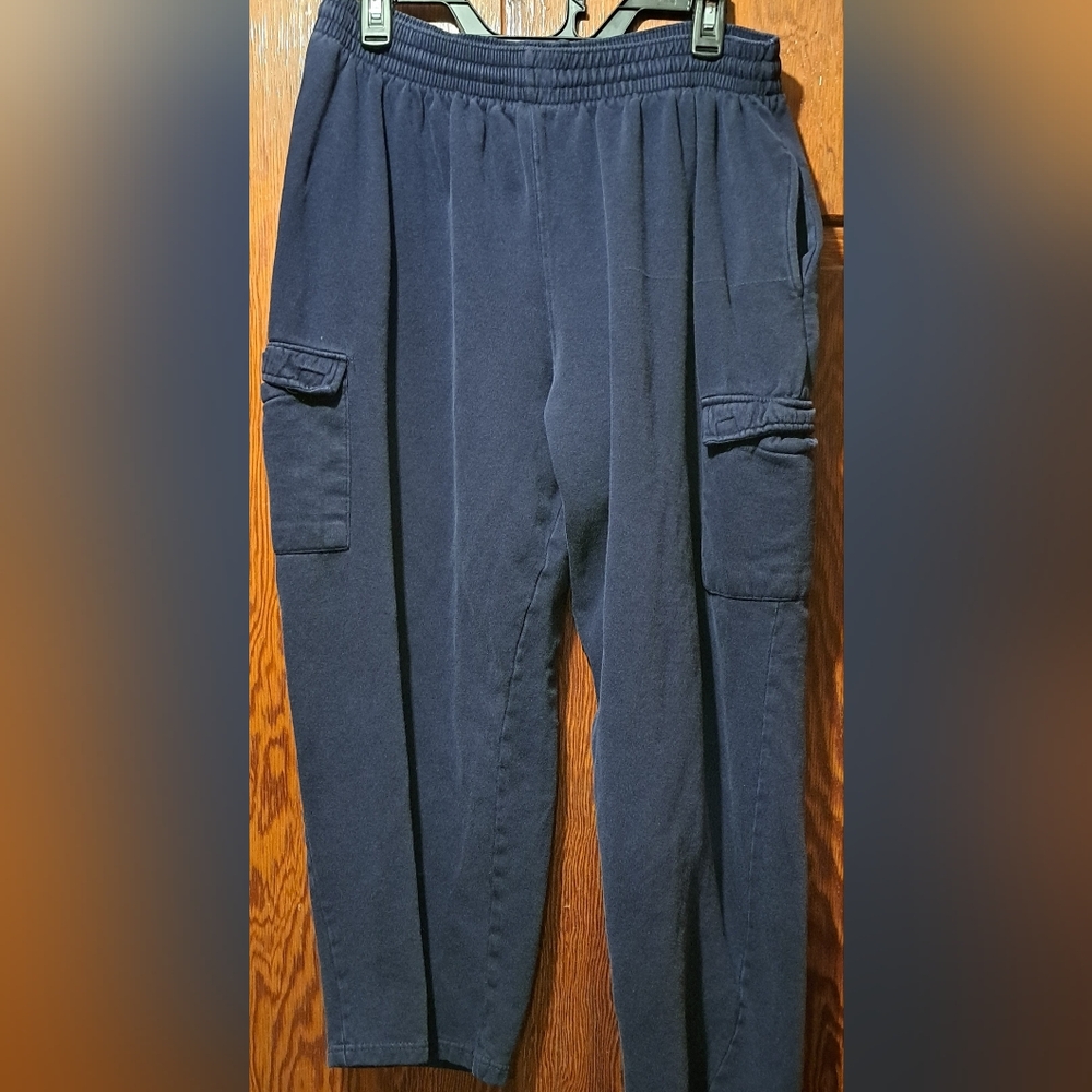 Men's Dark Blue Buglr Boy Cargo Sweat Pants